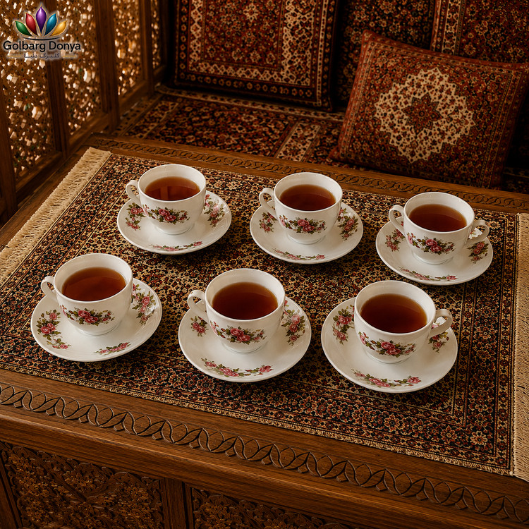 سرویس چای خوری ۱۲ پارچه