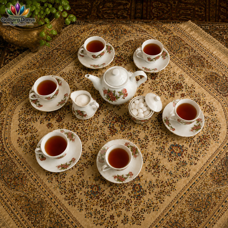 سرویس چای خوری ۱۷ پارچه