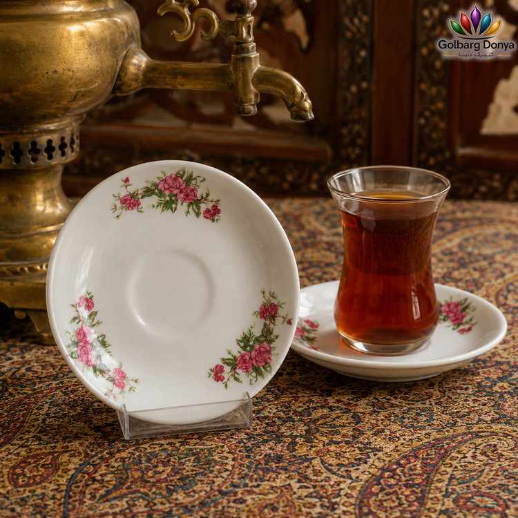 نعلبکی گل سرخی